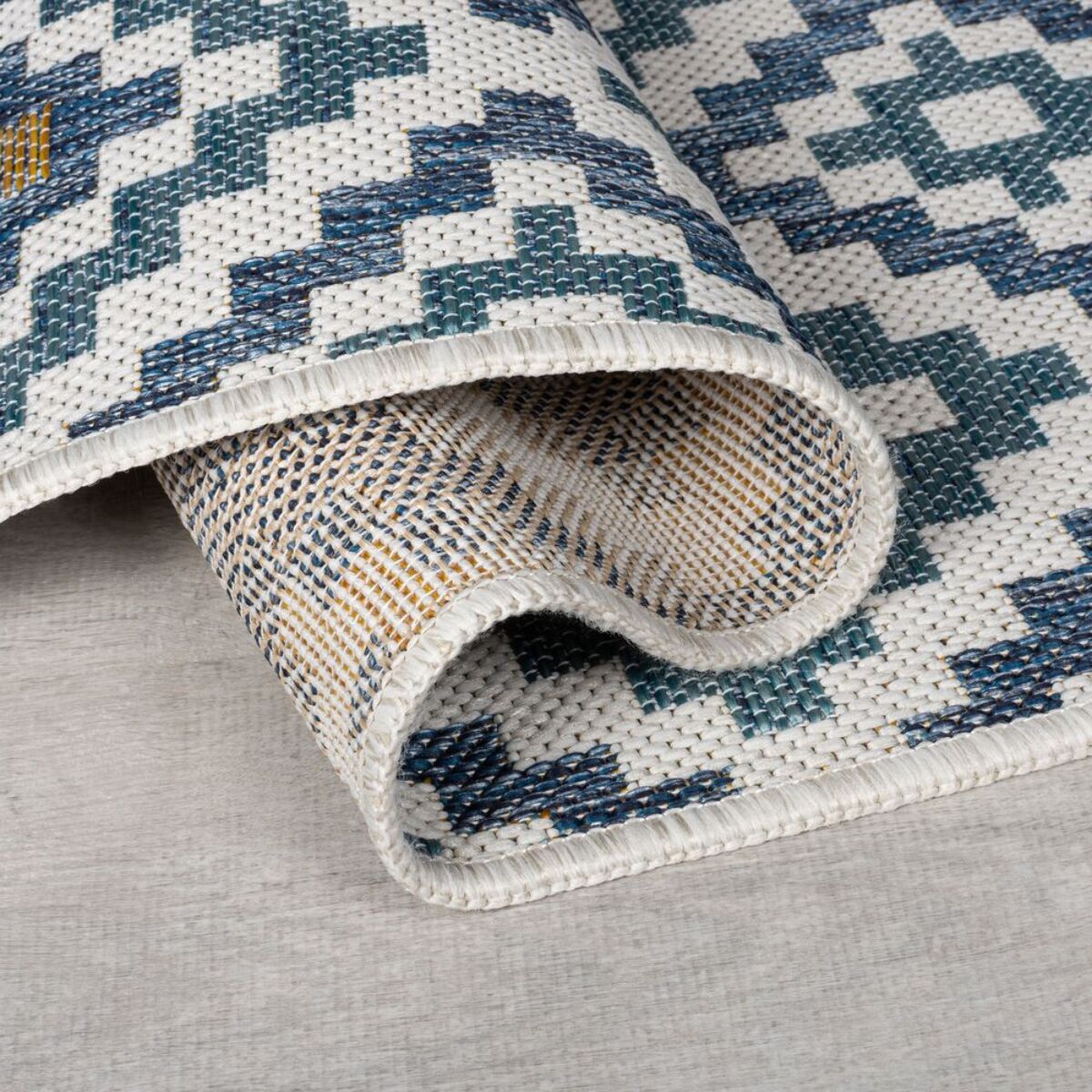 Tapis extérieur ZIA Bleu