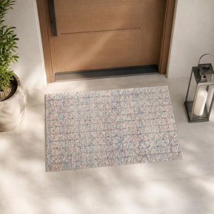 Tapis salon et chambre fait à la main en laine motif faux uni VIGU