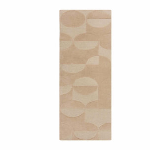 Tapis de couloir en laine GIGI Beige
