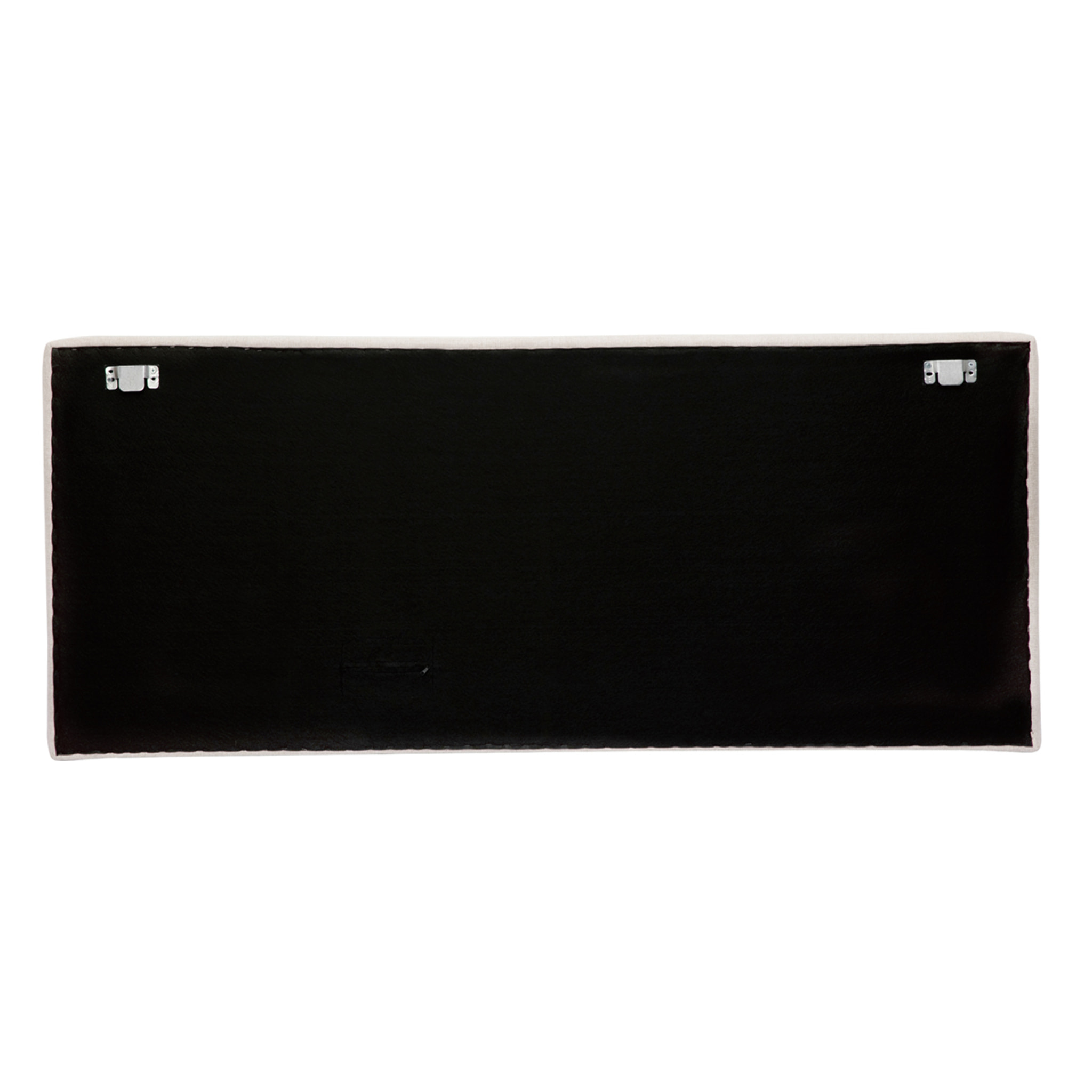 Tête de lit à suspendre en tissu beige L180 cm LILY
