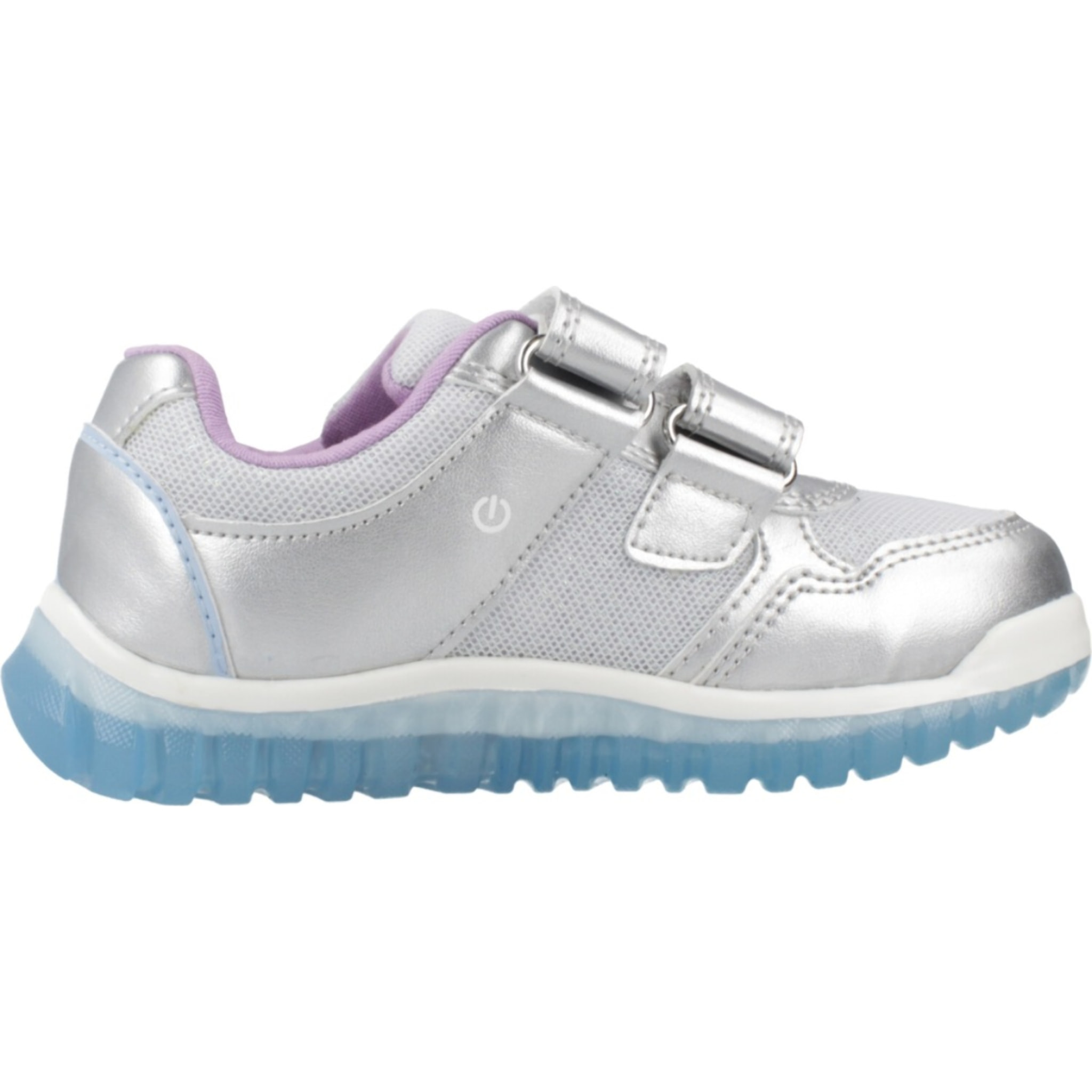 Zapatillas Niña de la marca GEOX  modelo B LIGHTYLOO GIRL PLATA