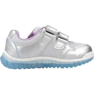 Zapatillas Niña de la marca GEOX  modelo B LIGHTYLOO GIRL PLATA