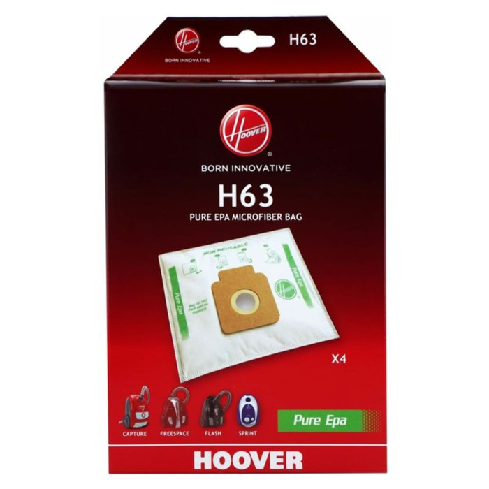 Sac aspirateur HOOVER H63 PureHepa