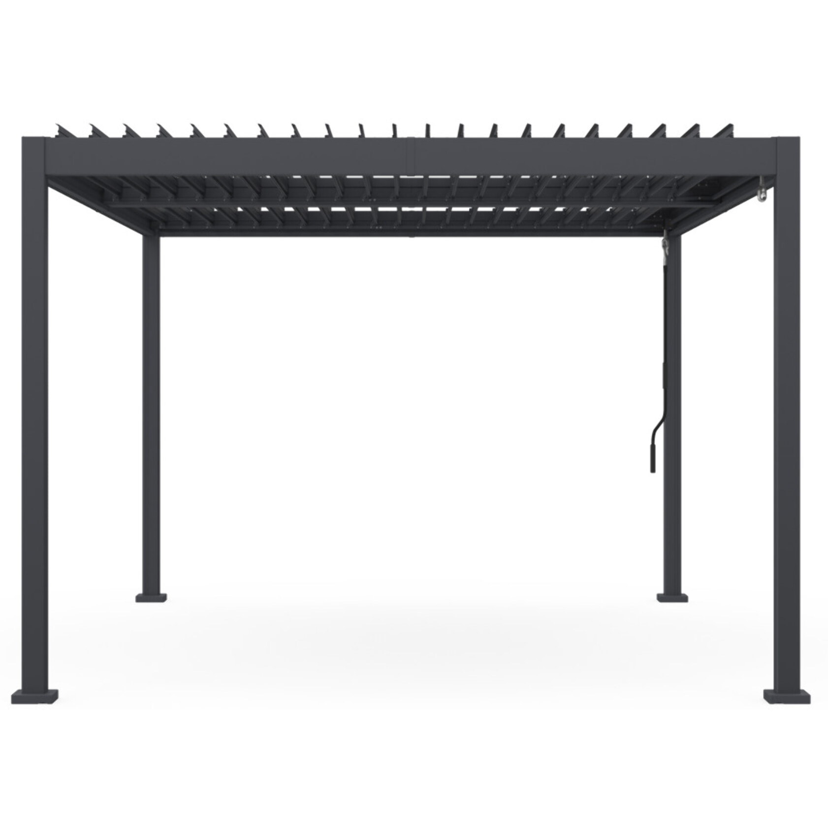 Pergola bioclimatique 3x4m aluminium lames orientables