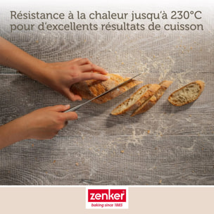 Lot de 2 moules à gâteaux 33,5/22/3 cm en acier Zenker Mojave Gold