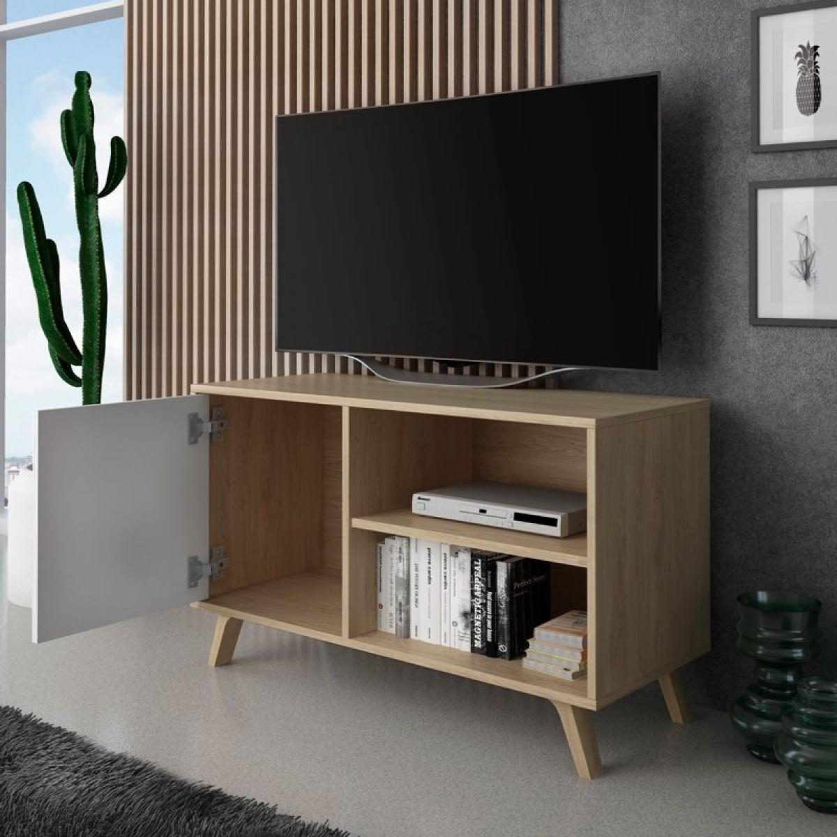 Mueble TV Wind 100 Puccini - Blanco