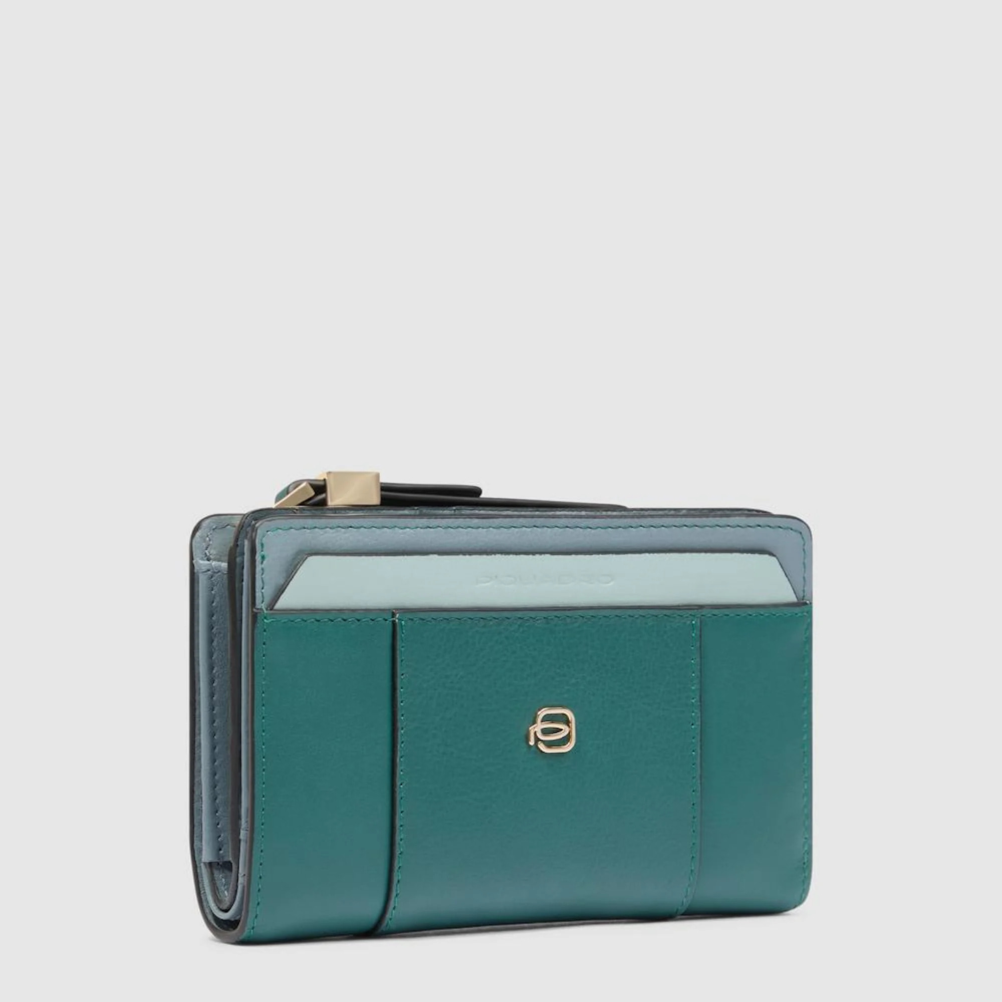 Piquadro Portafogli da con portamonete, porta carte di credito e protezione RFID