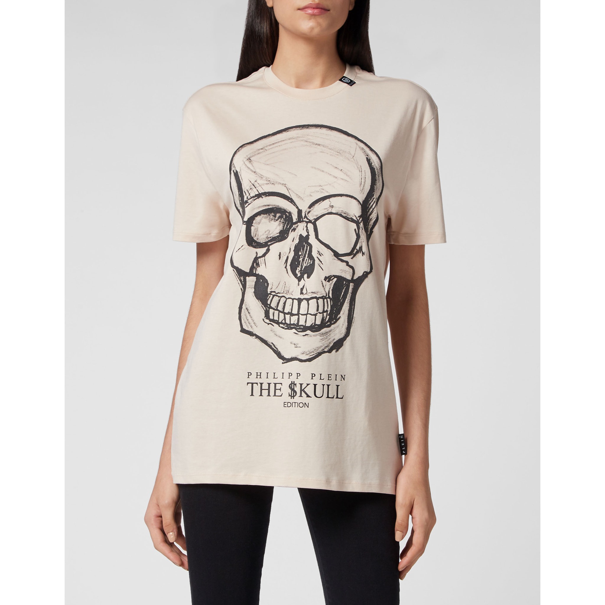 PHILIPP PLEIN T-Shirt Round Neck SKULL