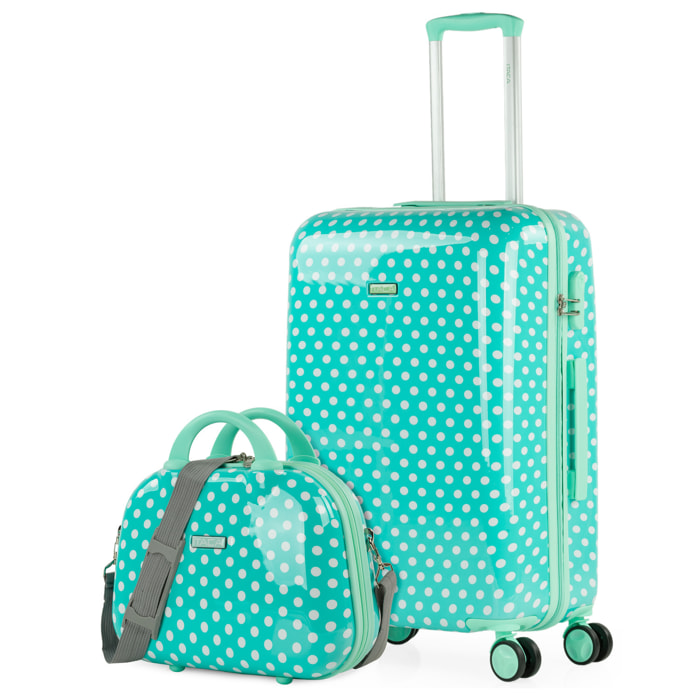 Juego De Maletas Pc Itaca Stars Topos Menta