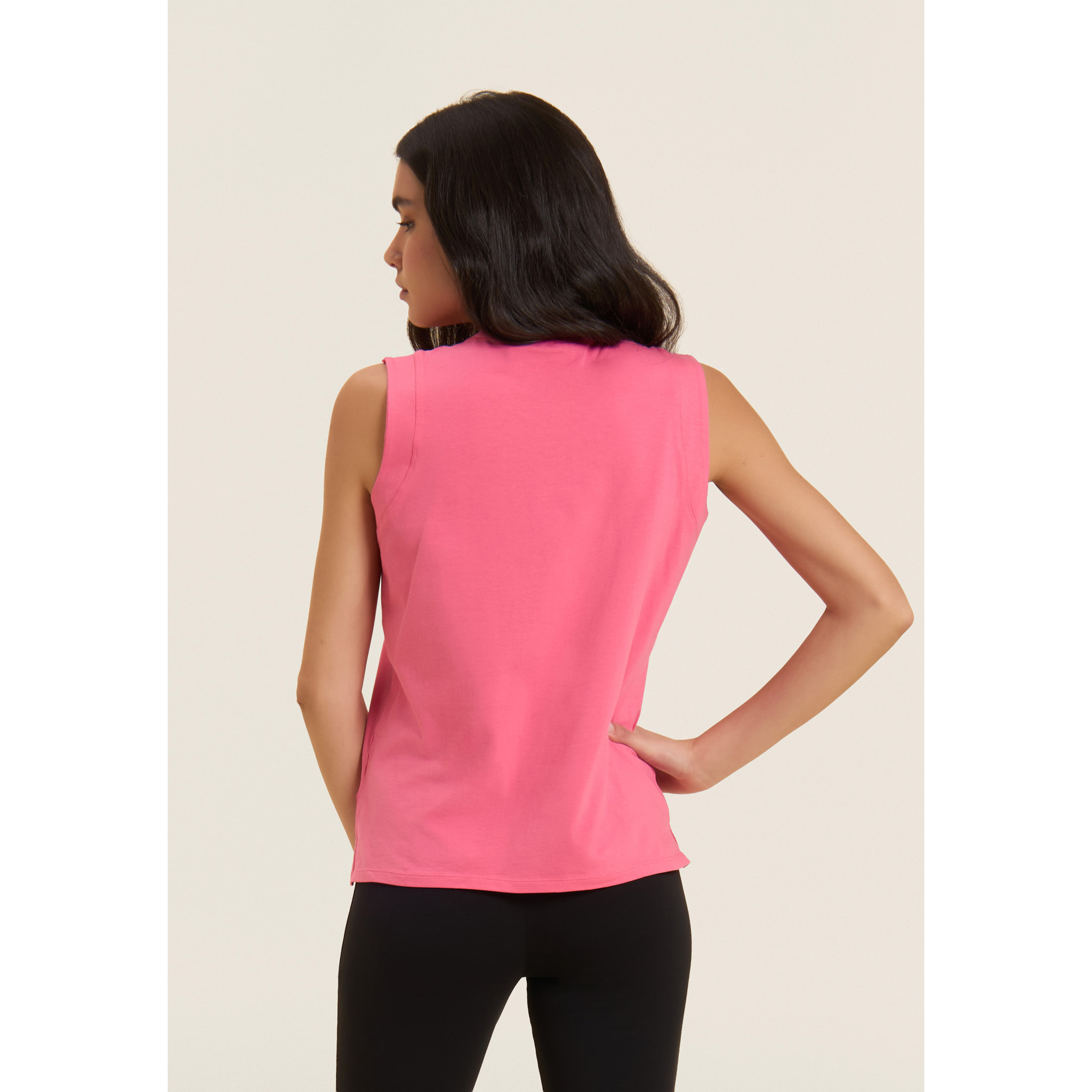 Canotta in Jersey con Logo FREDDY e Scritta "Mood Up"