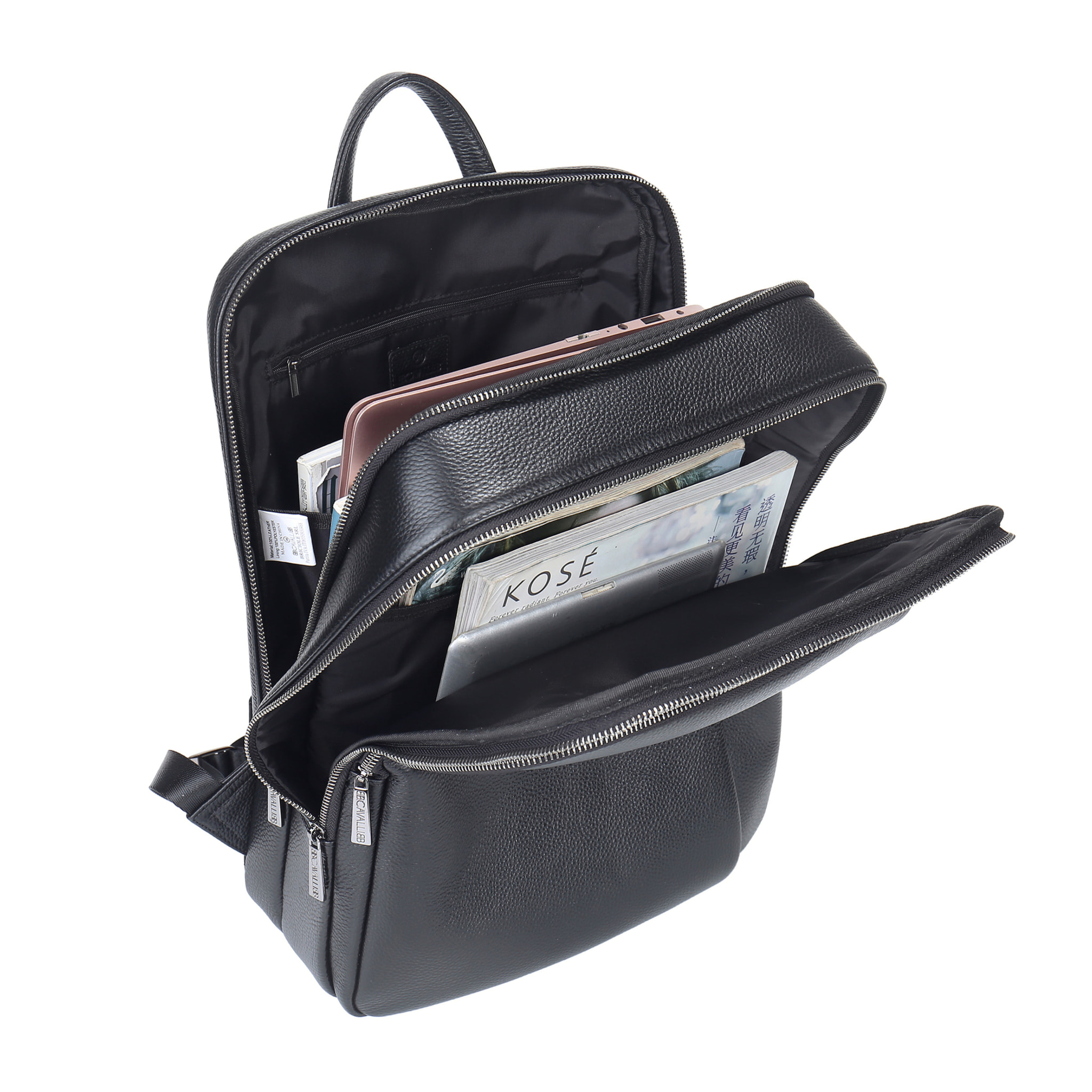 Zaino  unisex In Vera pelle Made in Italy 42x30x13 cm