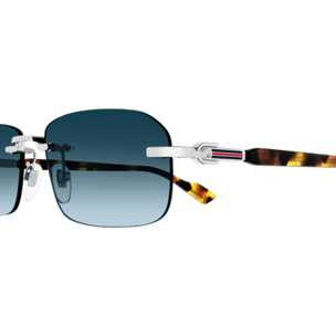 Gafas de Sol Gucci GG1221S-007 de Metal Hombre 56 mm