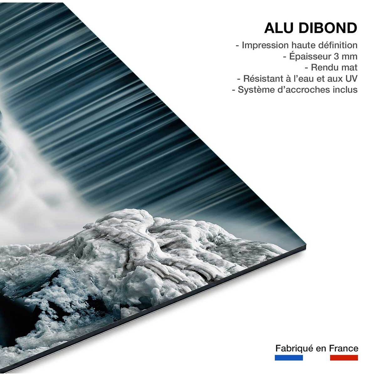Tableau Cascade de glace Tableau alu Dibond