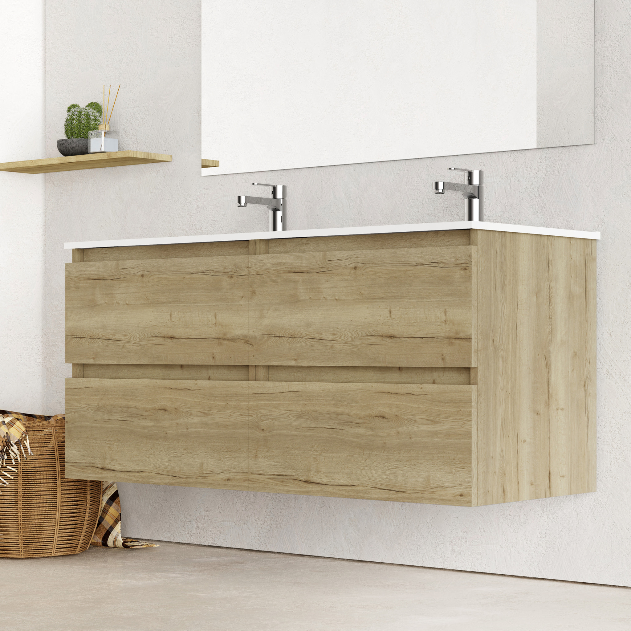 Conjunto de baño PERTH Alday, 120cm, Nato