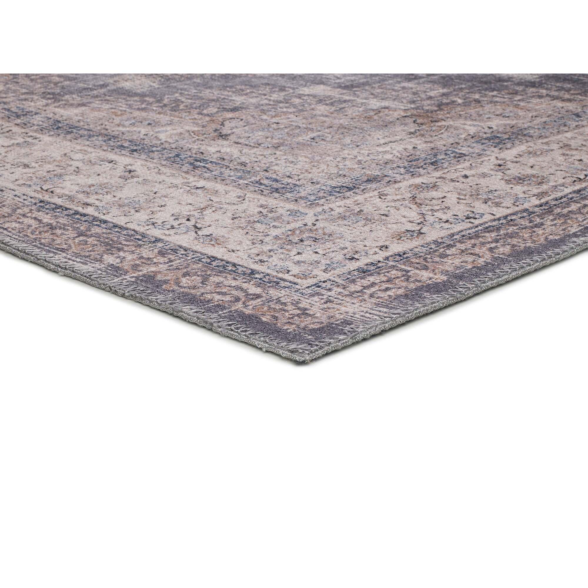 NEILA Alfombra vintage plegable en gris, varias medidas disponibles