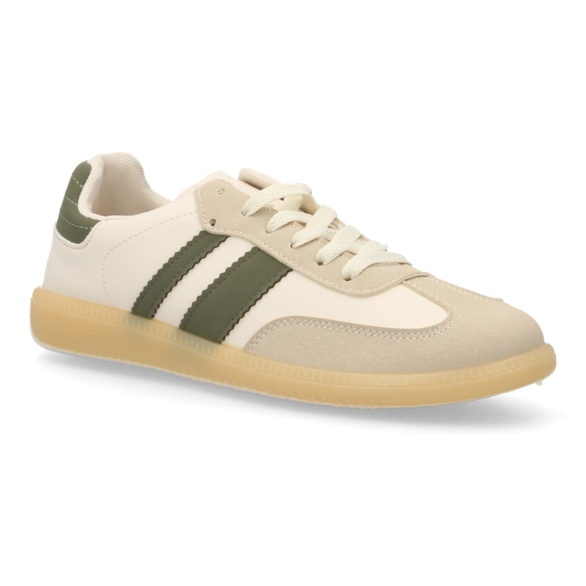 Zapatillas deportivas estilo retro casual.