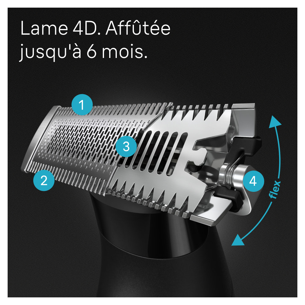 Braun - Tondeuse À Barbe Series X XT5100 - Avec Rasoir Pour Le Corps Et Le Visage