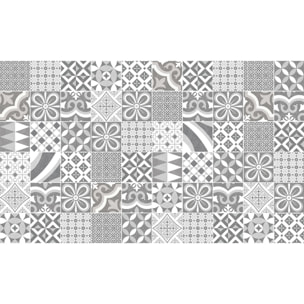 Stickers muraux - Sticker Mural Carrelage adhésif Cuisine Salle de Bain - 60 STICKERS CARREAUX DE CIMENT AUTHENTIQUES CARDINIA