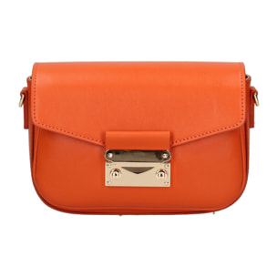 Borsa a tracolla da donna - Modello False - Vera pelle - 18.0 x 12.0 x 5.5 cm