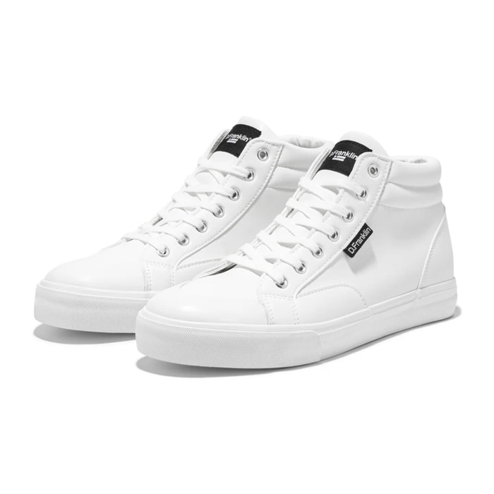 Zapatillas Altas Abotinadas de Hombre High Echo en Blanco D.Franklin