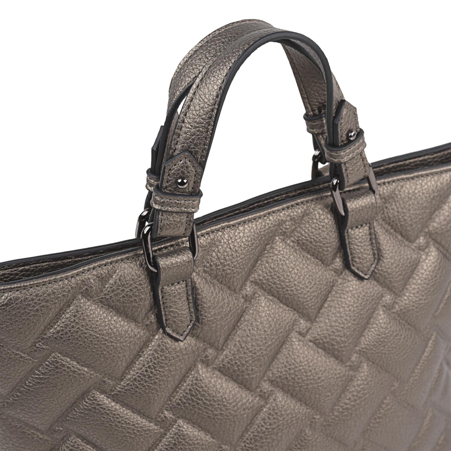 Bolso Shopper-Tote Lois Dewey Plata Oscuro