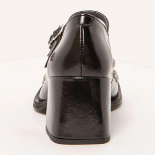 Zapatos 1704S NAPPA SHINNY BLACK / VERONA color Black