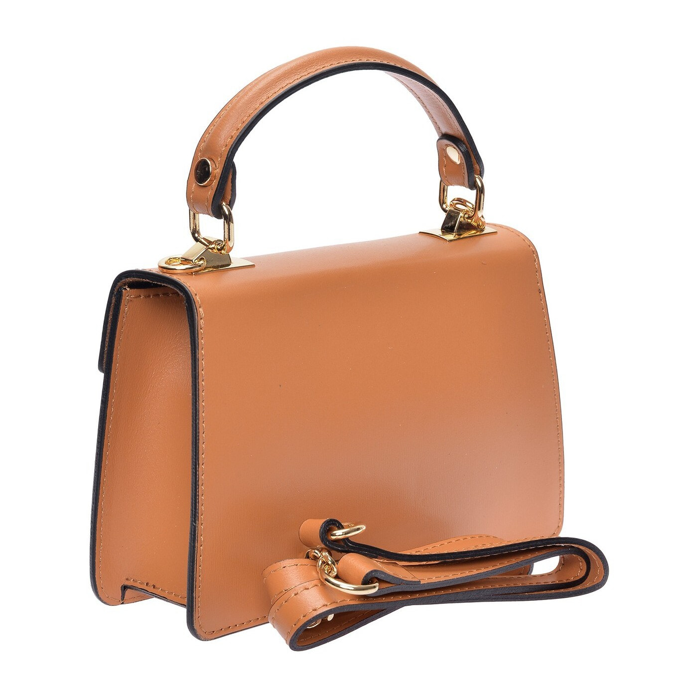 Borsa a mano Anna Luchini Cammello