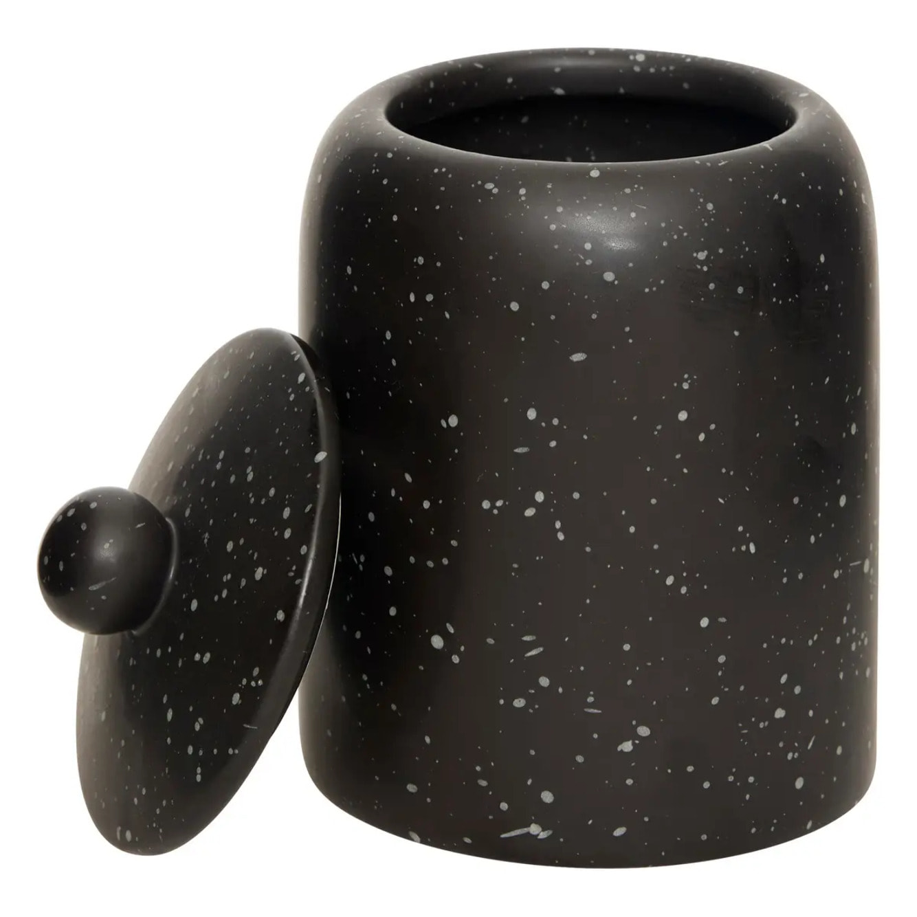 Boîte en céramique Wonja noir 10x10cm