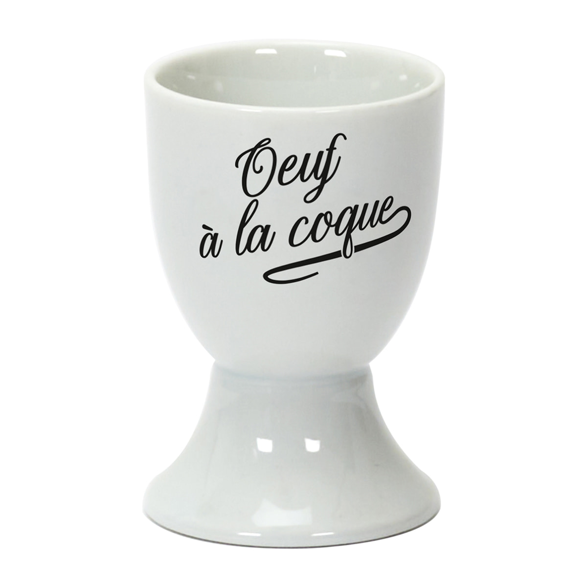Coquetier - HOME DECO FACTORY - Bistrot - Design - Noir et Blanc