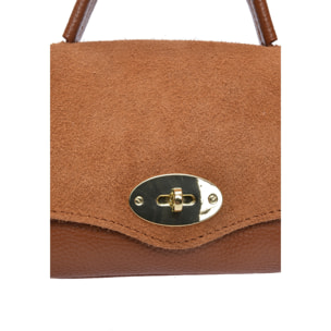 Borsa a mano Anna Luchini Cammello