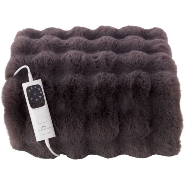 Couverture chauffante DREAMLAND HYGGE DAYS CLOUDY GRIS 6T 160X120