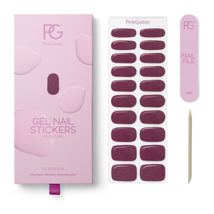Stickers gel - 0020 Sparkling Plum