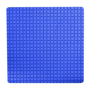 Tapis Fond de douche antidérapant Caoutchouc QUADRO 54x54cm Bleu MSV