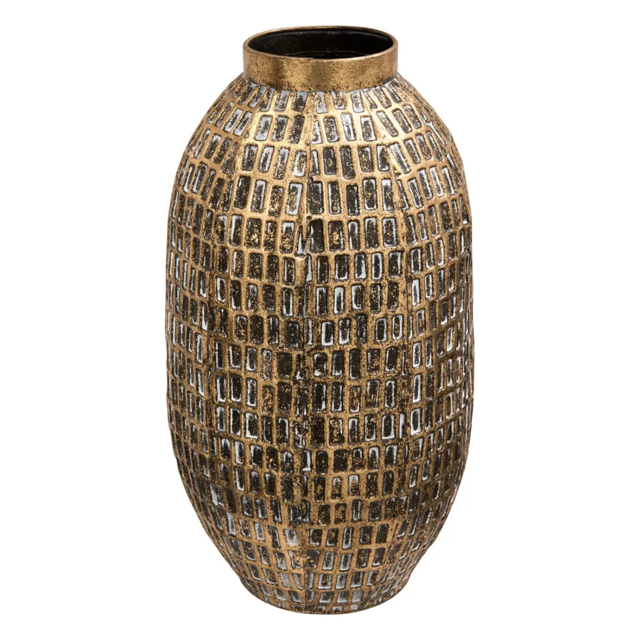 Vase Nora H.48,5cm doré