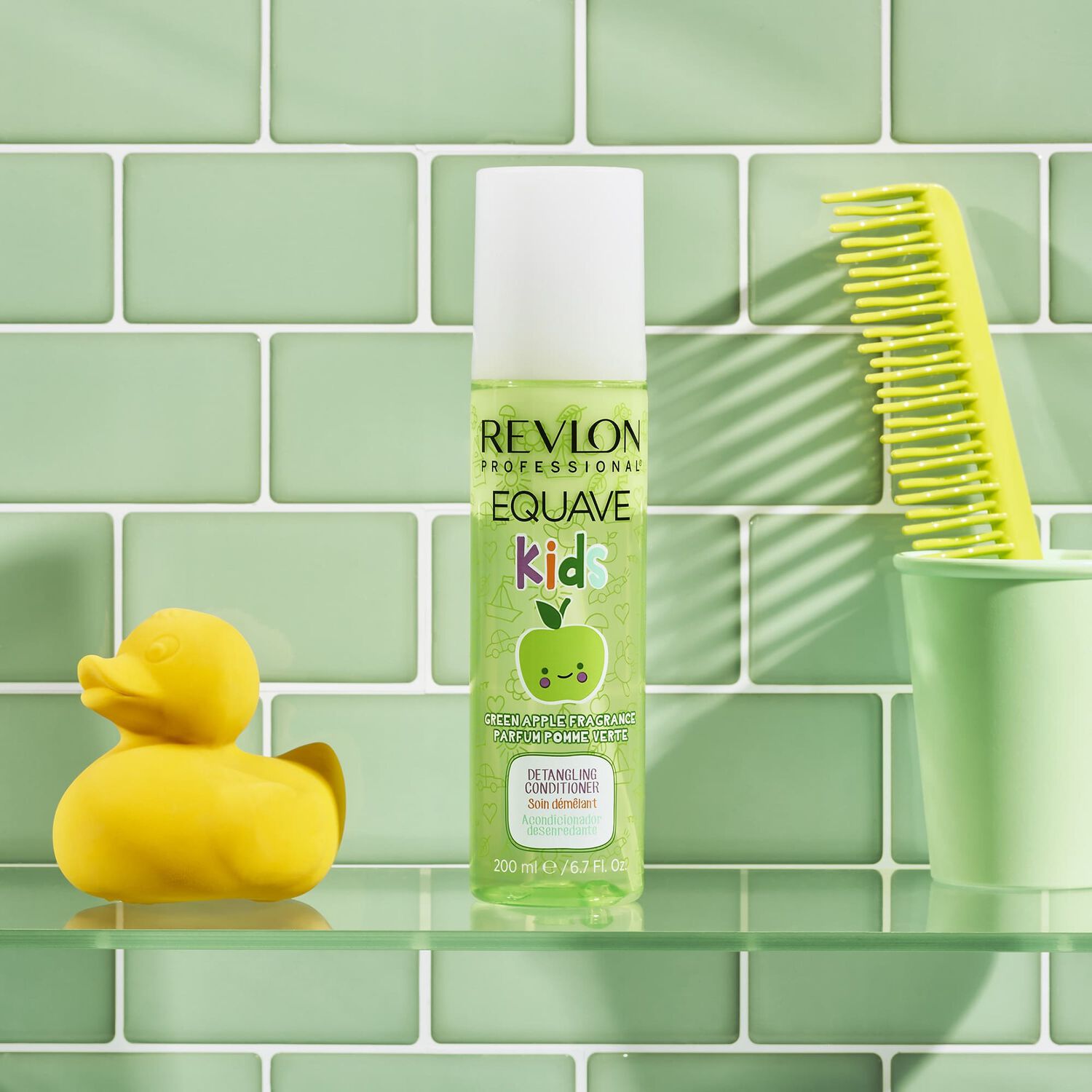 Equave™ KIDS APPLE - Démêlant Instantané en Spray Sans Rinçage Pomme 200 ml