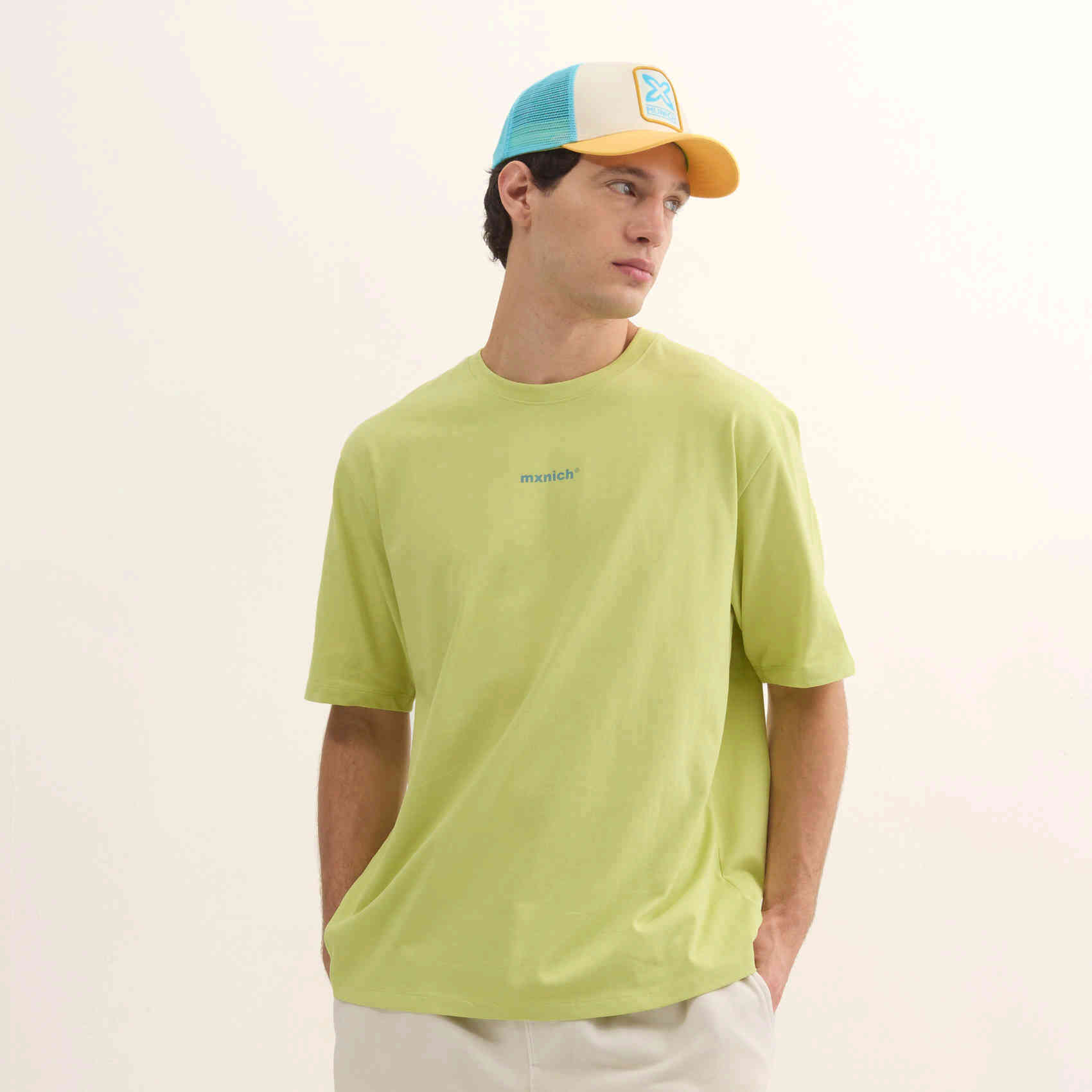 Camiseta Estilo Urbano Oversize Algodón Orgánico Lima STREETWEAR T-SHIRT LIME