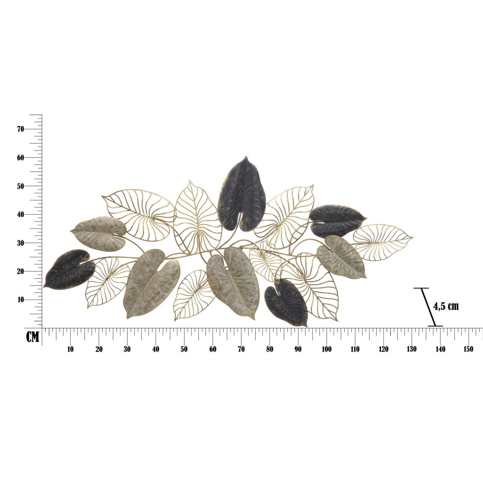 PANNELLO IN FERRO CENTURY -A- CM 131X4,5X61
