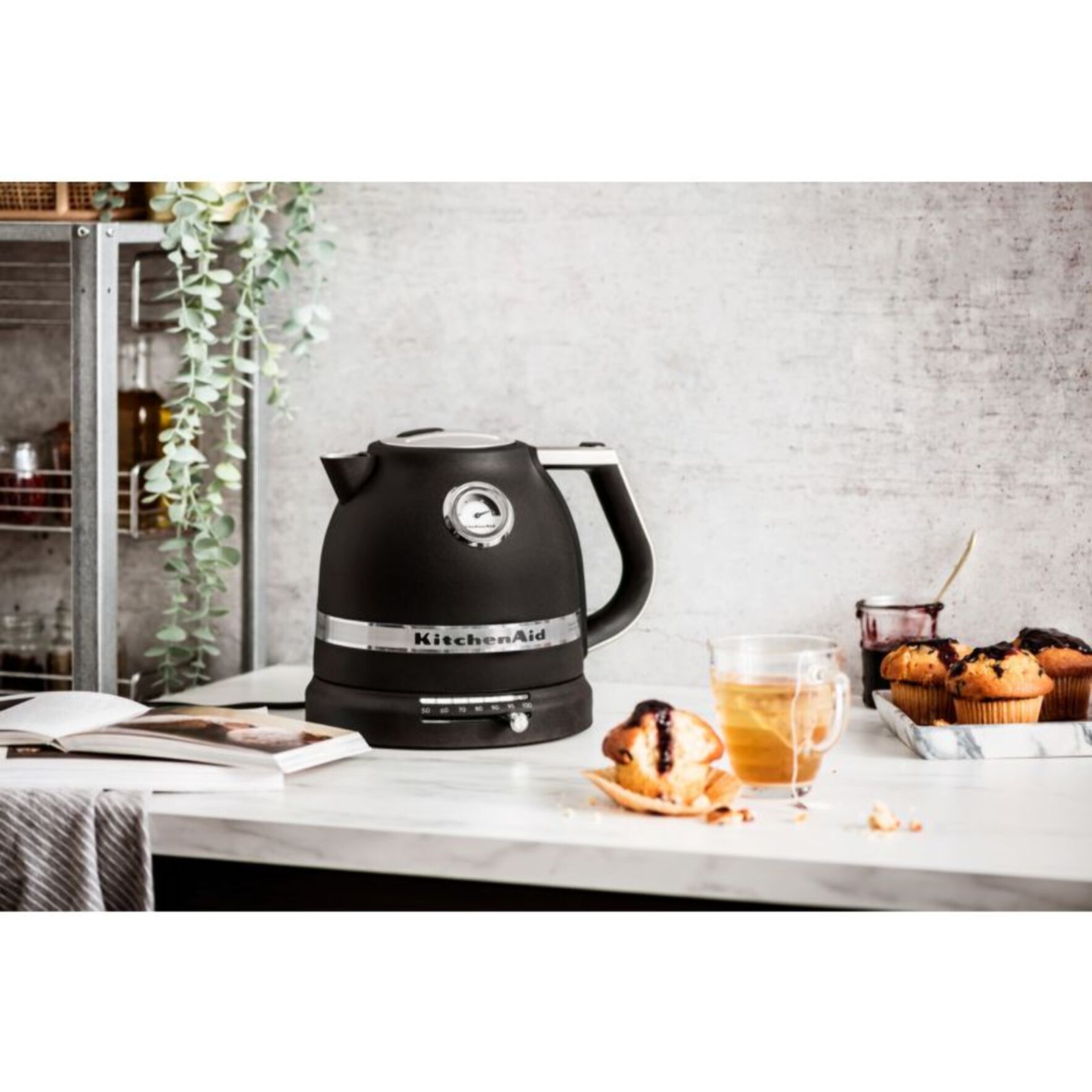 Bouilloire à température réglable KITCHENAID 5KEK1522EBK Artisan Truffe Noir