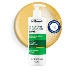 Dercos Technique - Shampooing Anti-Pelliculaire Traitant Pellicules - Cheveux Secs