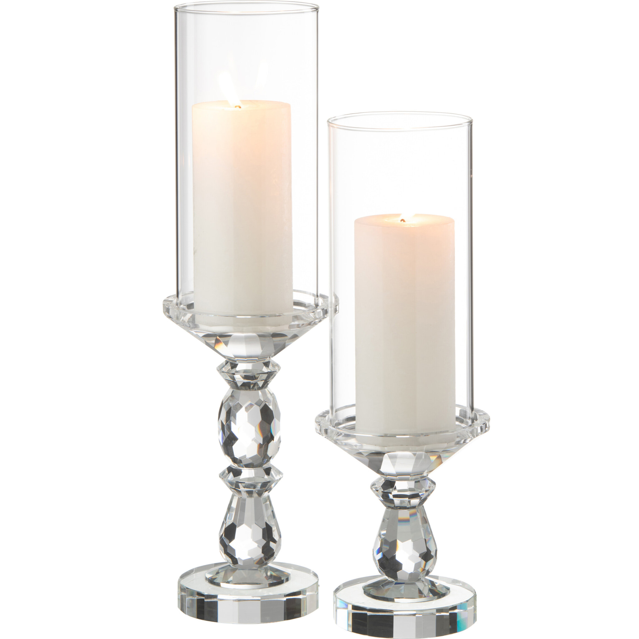 J-Line bougeoir Marie - crystal - transparent - large