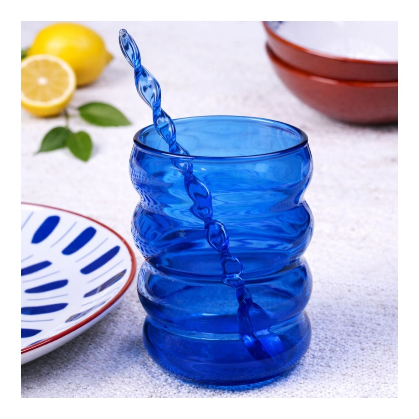 Lot de 6 verres, SANTORIN