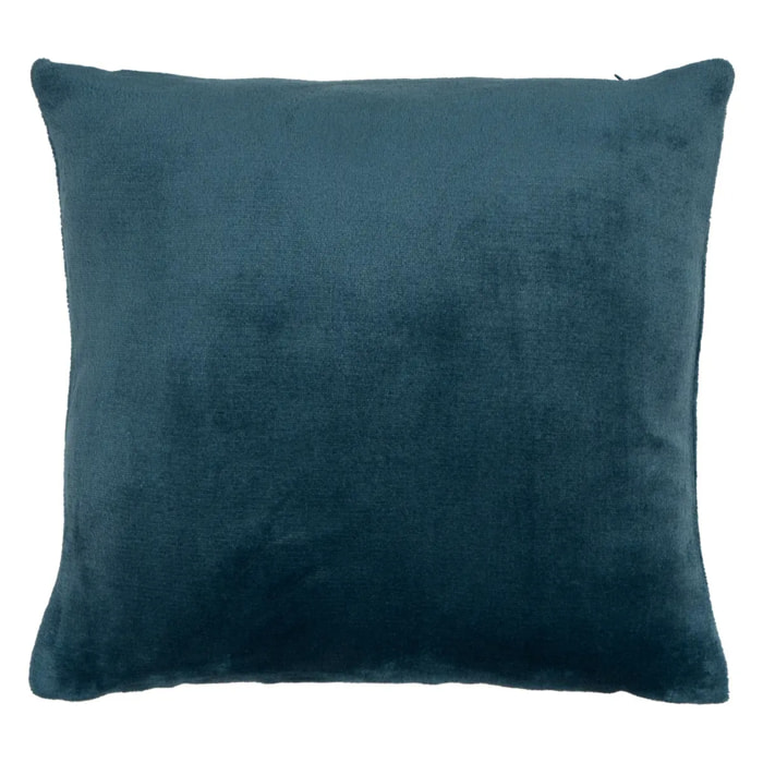 Coussin Ollis bleu egéen 38x38cm