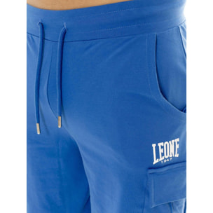 Pantaloncini cargo da uomo in twill elasticizzato Leone Easy