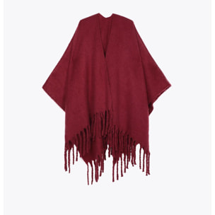 Mantella con Dettaglio di Frange