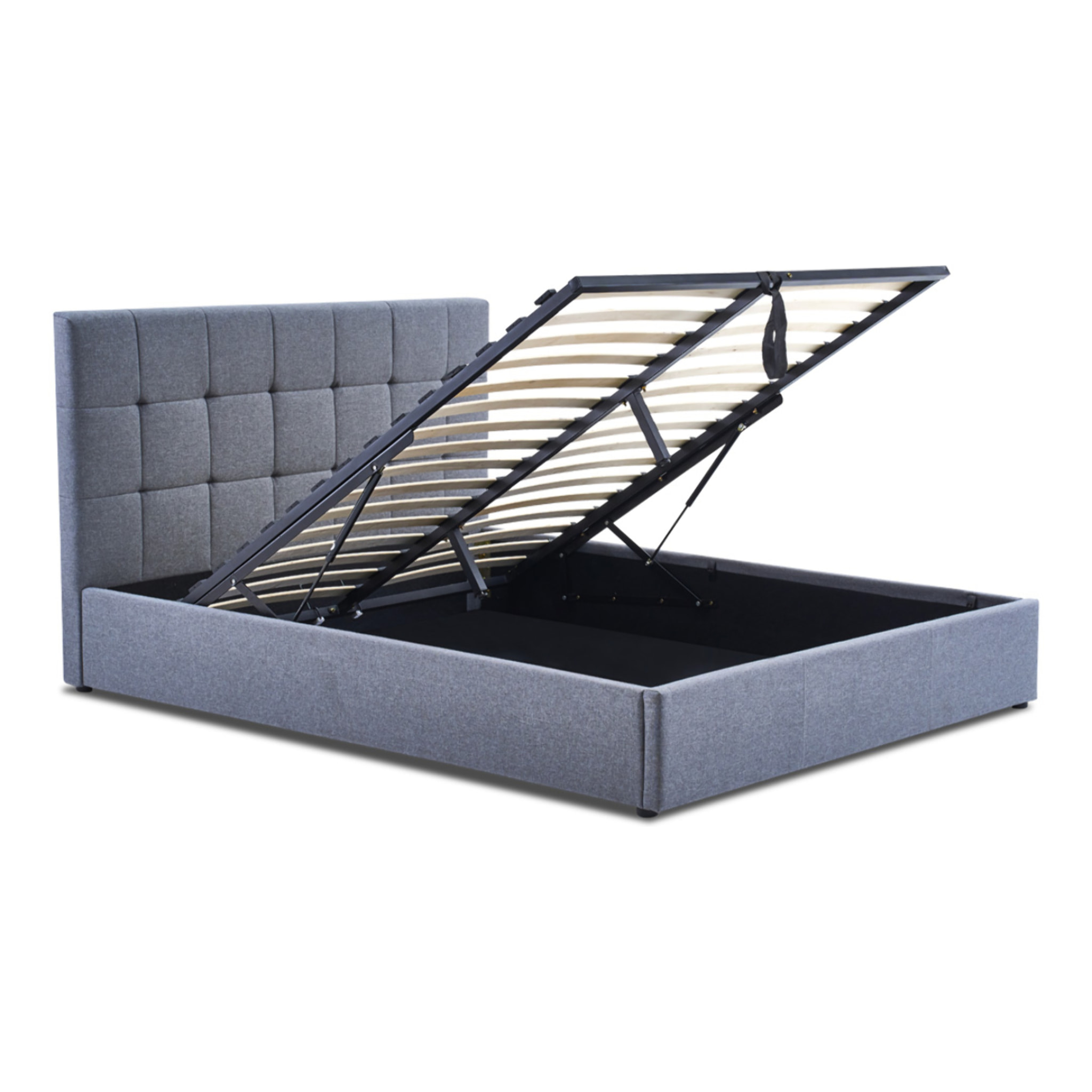 Lit Coffre Vincennes | Coloris Gris