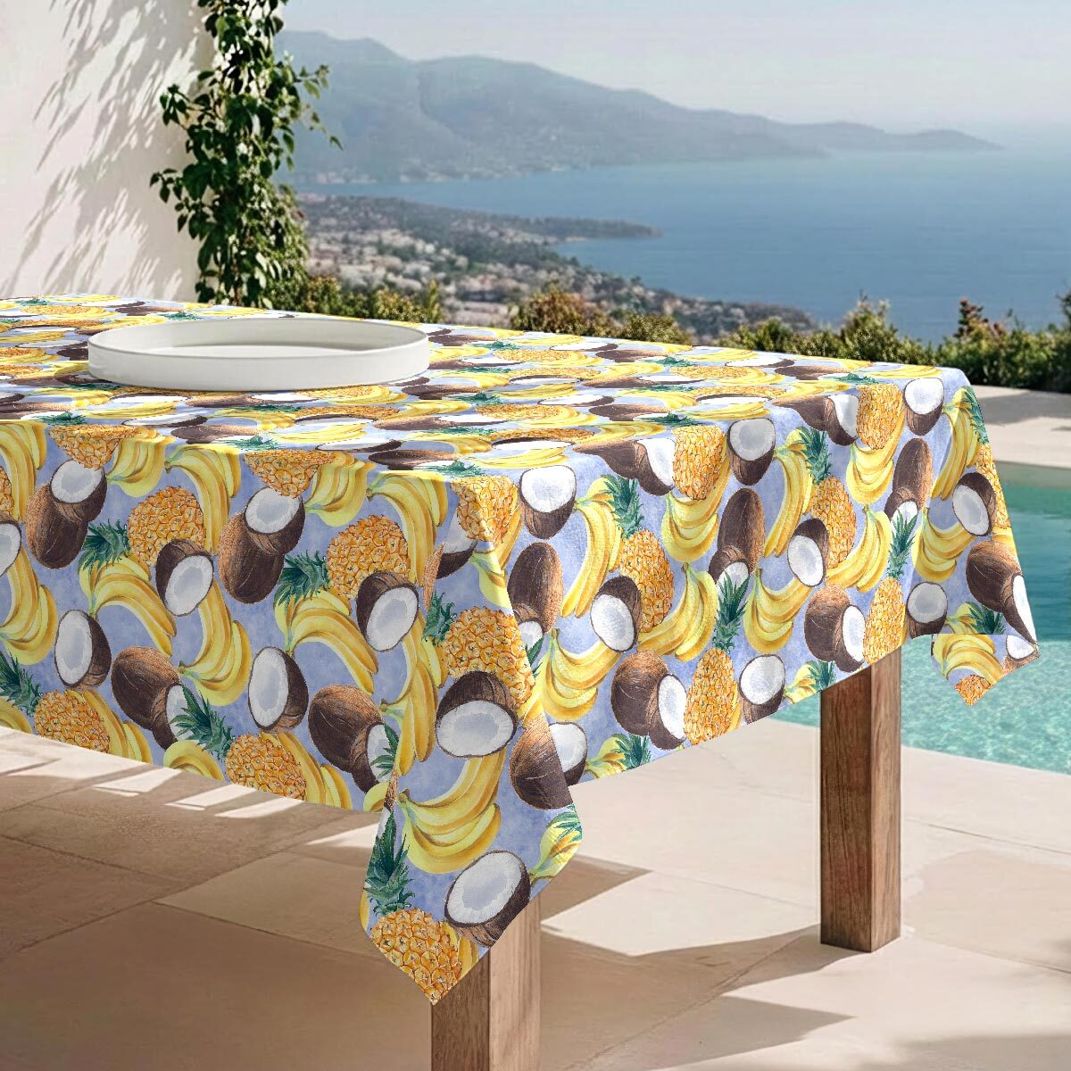 Mantel antimanchas Frutrop - 100% algodón -