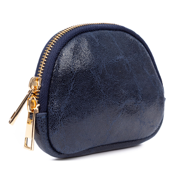 Baratili monedero portatodo mujer. Piel auténtica Cavallino y Dollaro.