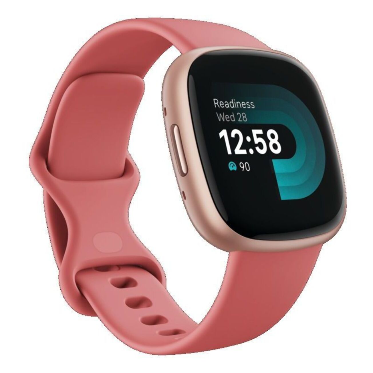 Montre santé FITBIT Versa 4 Aluminium Rose cuivre et sable