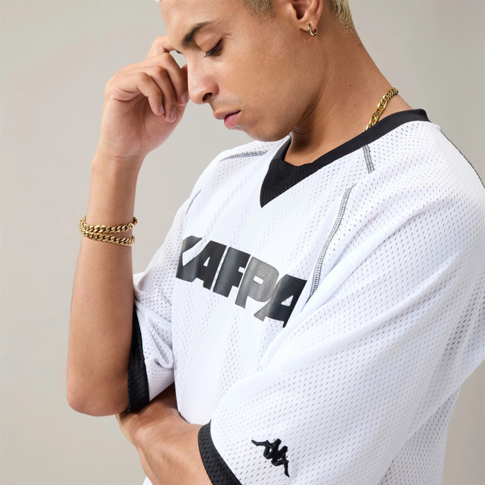 Kappa - Camisetas y tops Hombre Blanco - Authentic Sanso