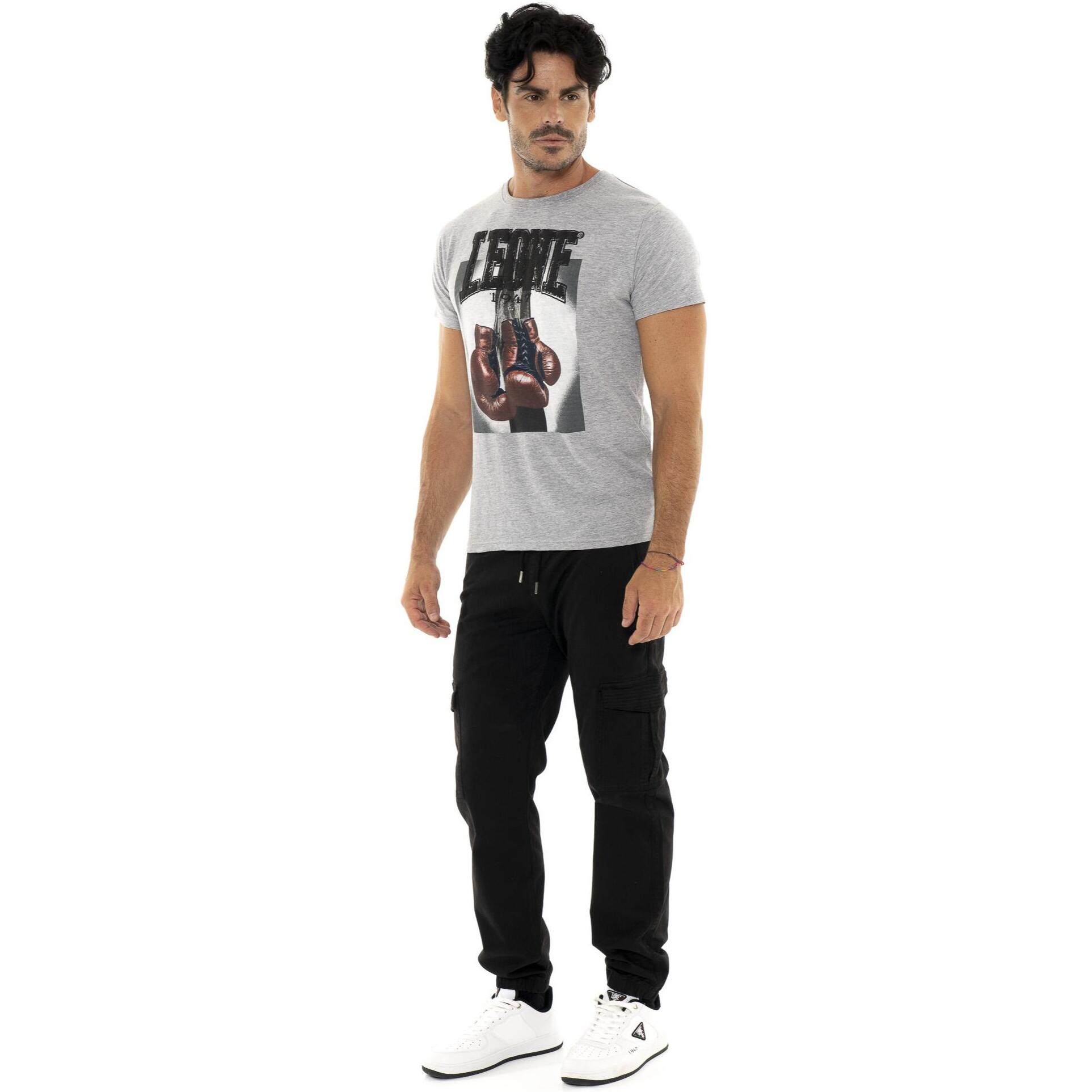 T-shirt da uomo maniche corte con stampa guantoni "Celebrated"